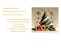 Invitation voeux 2025